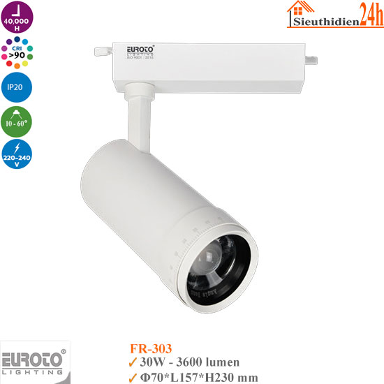 Đèn Rọi Ray Euroto FR-303 30w