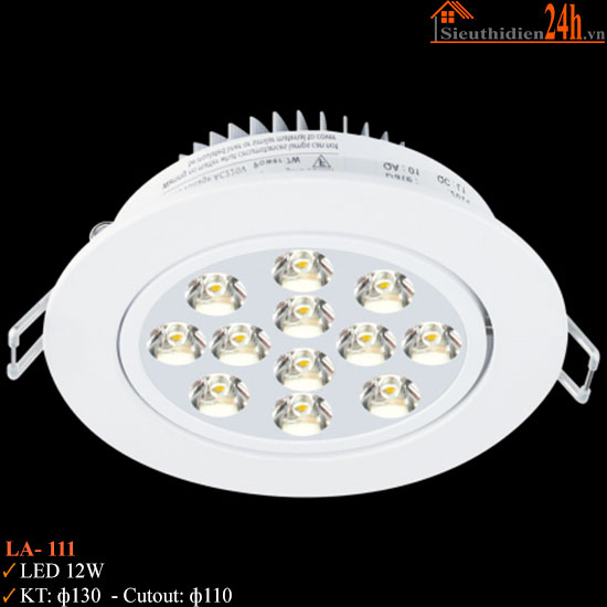 Đèn Spotlight Âm Trần Euroto LA-111 12w