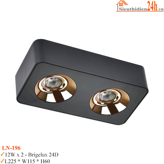 Đèn Ống Bơ Euroto LN-196 2*12W