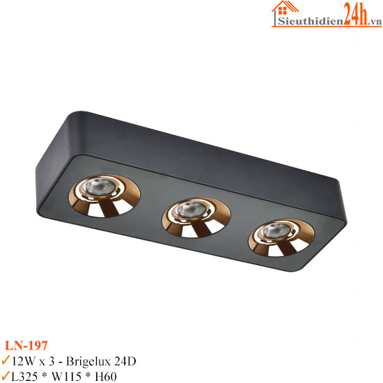 Đèn Ống Bơ Euroto LN-197 3*12W