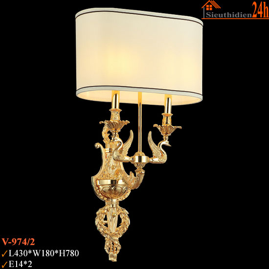 Đèn Tường Cổ Điển Euroto V-974/2