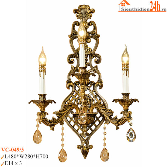 Đèn Tường Cổ Điển Euroto VC-049/3