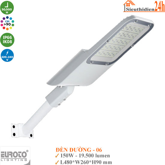 Đèn Đường Led Euroto DD-06 150W