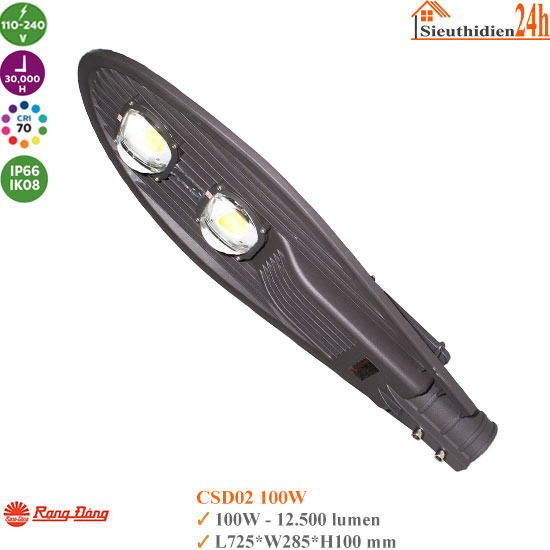 Đèn Đường LED Rạng Đông CSD02 100W