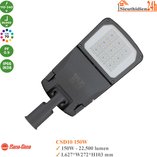 Đèn Đường LED Rạng Đông CSD10 150W