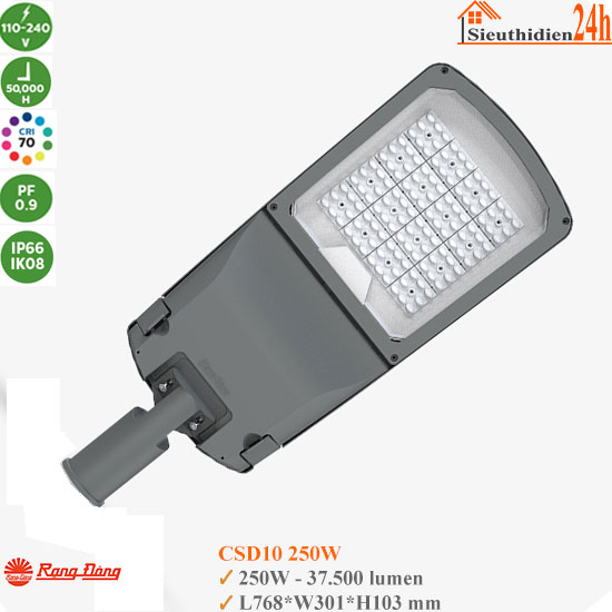 Đèn Đường LED Rạng Đông CSD10 250W