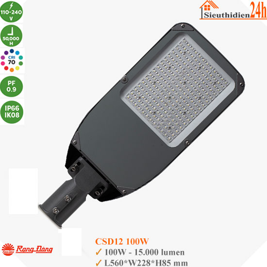 Đèn Đường LED Rạng Đông CSD12 100W