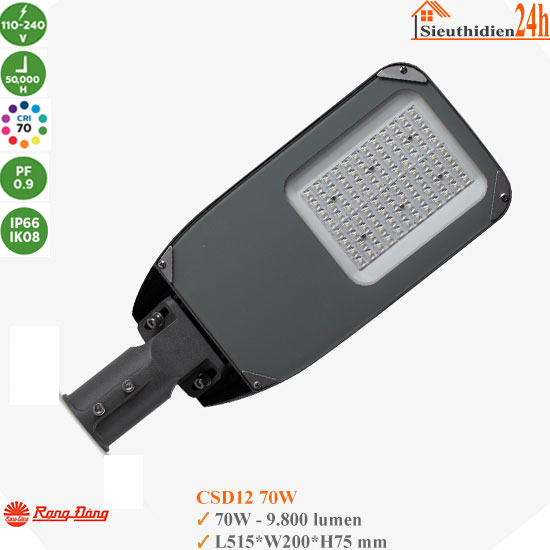 Đèn Đường LED Rạng Đông CSD12 70W