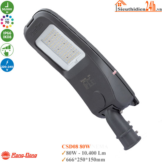 Đèn Đường LED Rạng Đông CSD08 80W
