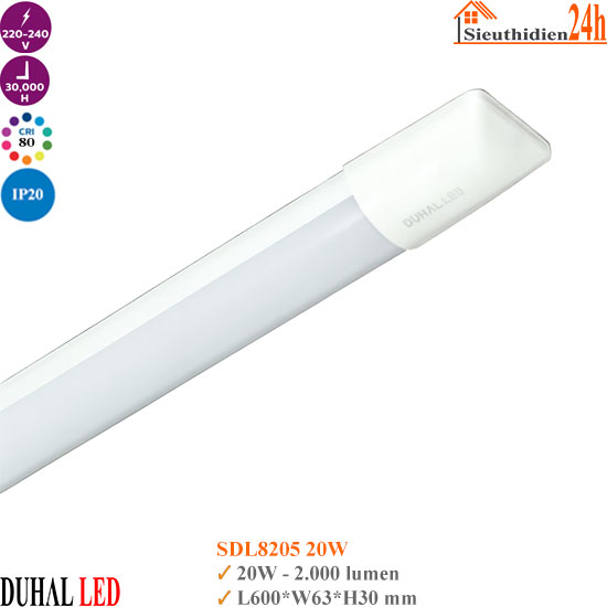 Đèn Led Bán Nguyệt Duhal SDL8205 20W