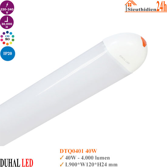 Đèn Led Bán Nguyệt Duhal DTQ0401 40W