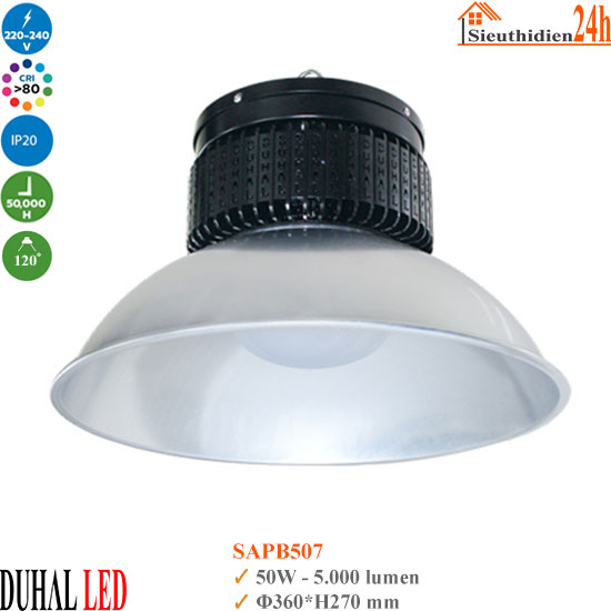 Đèn Led Highbay Duhal SAPB507 50W