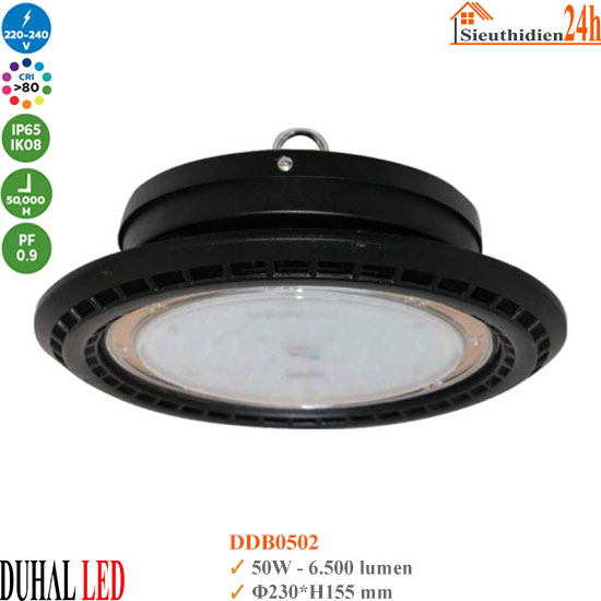 Đèn Led Highbay Duhal DDB0502 50W
