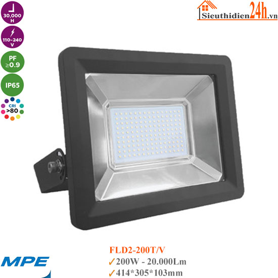 Đèn Pha Led MPE FLD2-200 200W
