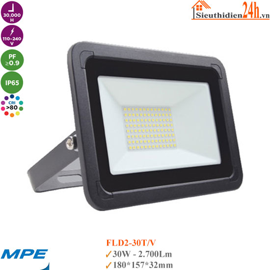 Đèn Pha Led MPE FLD2-30 30W