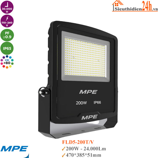 Đèn Pha Led MPE FLD5-200 200W
