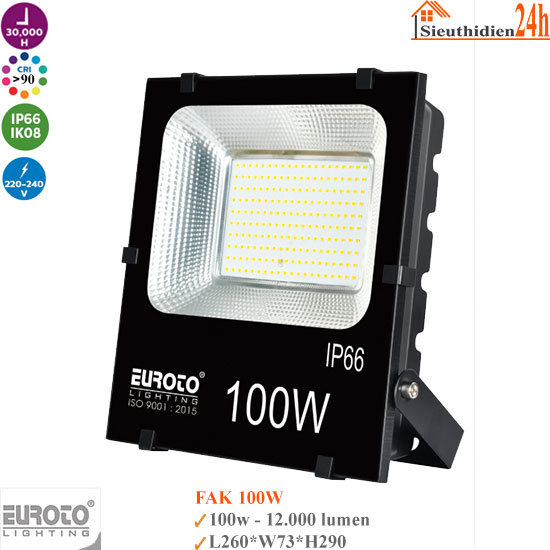 Đèn Led Pha Euroto FAK-100W