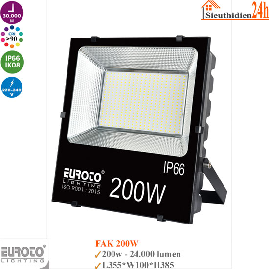 Đèn Led Pha Euroto FAK-200W