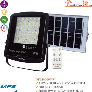 Đèn Led Pha Năng Lượng Mặt Trời MPE SFLD-300 300W
