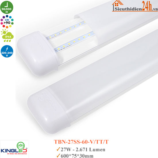 Đèn Bán Nguyệt KingLed Amber TBN-27SS-60 27W