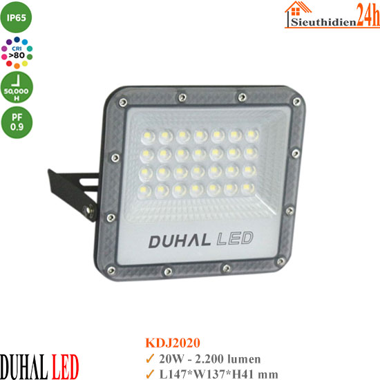 Đèn Pha Led Duhal KDJ2020 20W