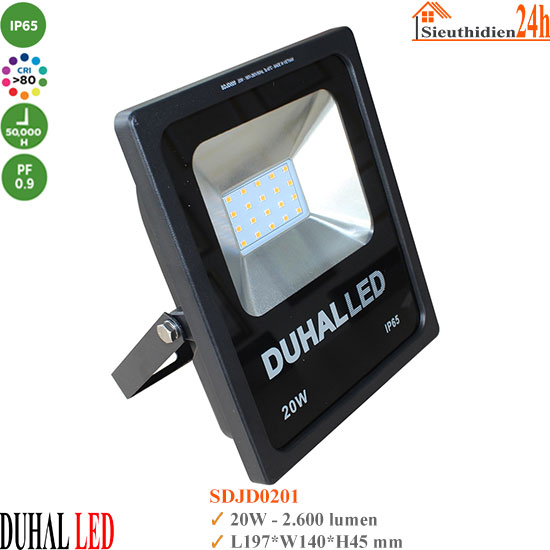 Đèn Pha Led Duhal SDJD0201 20W
