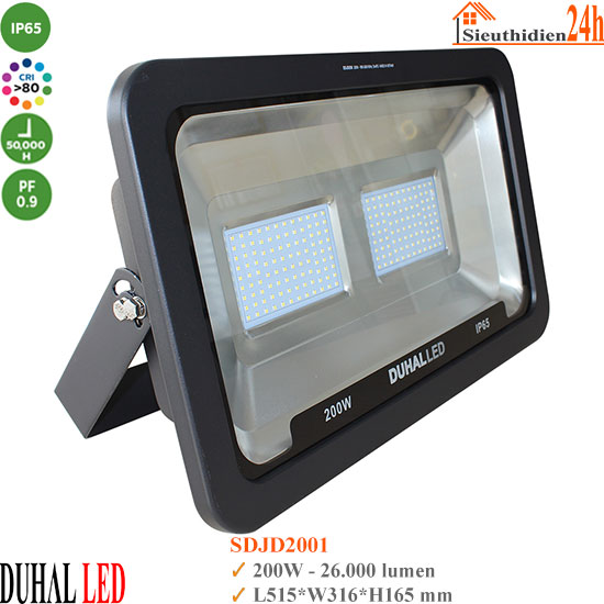 Đèn Pha Led Duhal SDJD2001 200W