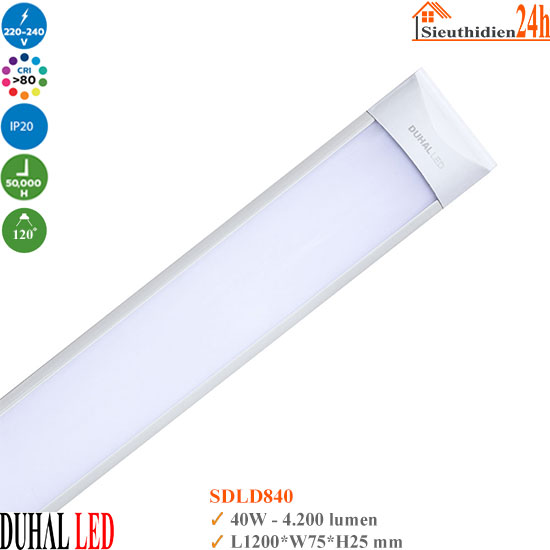 Đèn Led Bán Nguyệt Duhal SDLD840 40W