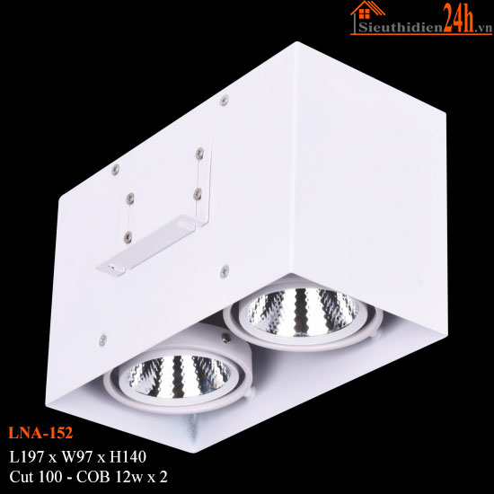 Đèn Ống Bơ Euroto LNA-152 12W*2