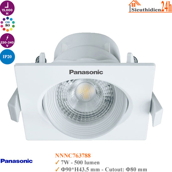Đèn Spotlight Âm Trần Panasonic NNNC763788 7W