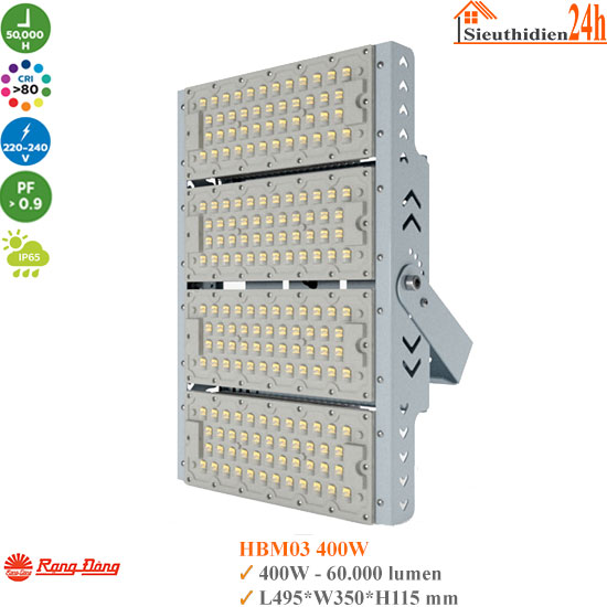 Đèn Led Highbay Module Rạng Đông HBM03 400W