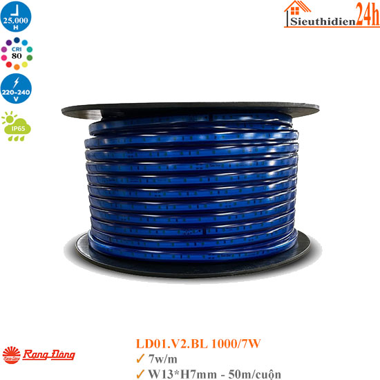 Đèn Led Dây Rạng Đông LD01.V2.BL 7W 220V