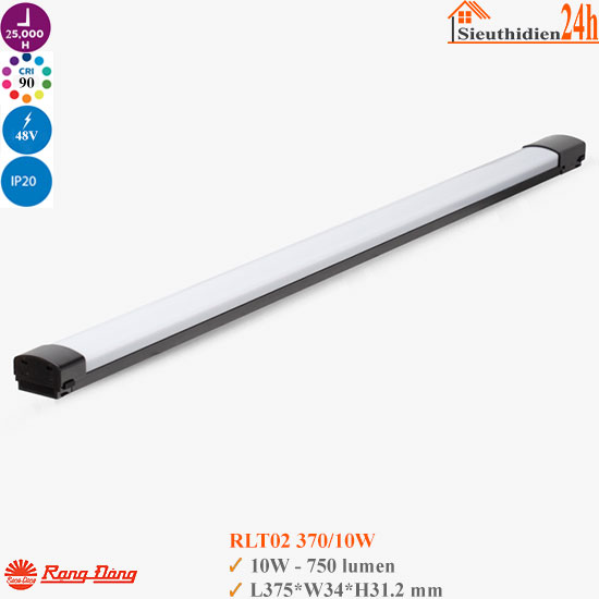 Đèn Ray Led Thanh Rạng Đông RLT02 370/10W 48V