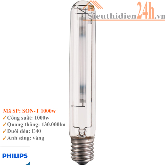 Bóng Đèn Cao Áp Philips Sodium SON-T 1000W