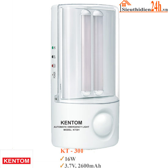 Đèn Sạc Chiếu Sáng Khẩn Cấp KenTom KT-301