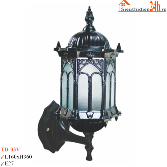 Đèn Tường Ngoài Trời Euroto TD-03V