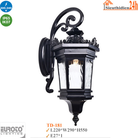 Đèn Tường Ngoài Trời Euroto TD-181
