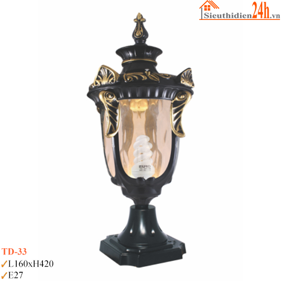 Đèn Trụ Cổng Euroto TD-33