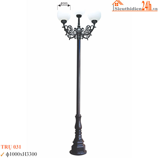 Đèn Trụ Sân Vườn Euroto TRU-031