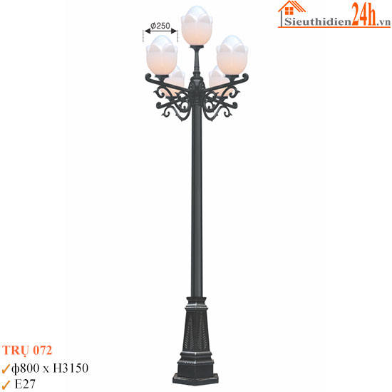 Đèn Trụ Sân Vườn Euroto TRU-072