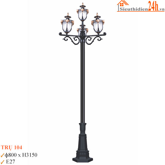 Đèn Trụ Sân Vườn Euroto TRU-104