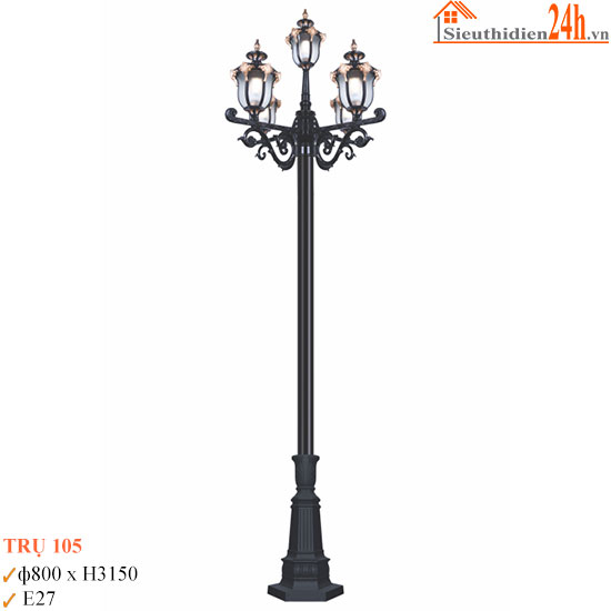 Đèn Trụ Sân Vườn Euroto TRU-105