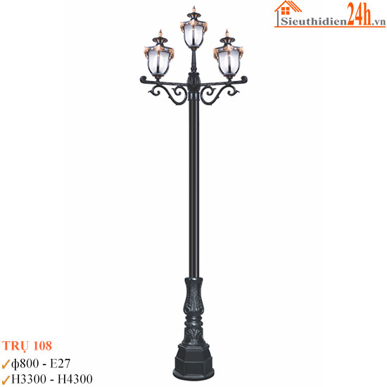 Đèn Trụ Sân Vườn Euroto TRU-108