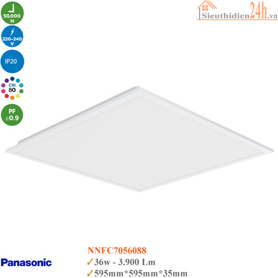 Đèn Led Panel Panasonic NNFC7056088 36W 600×600
