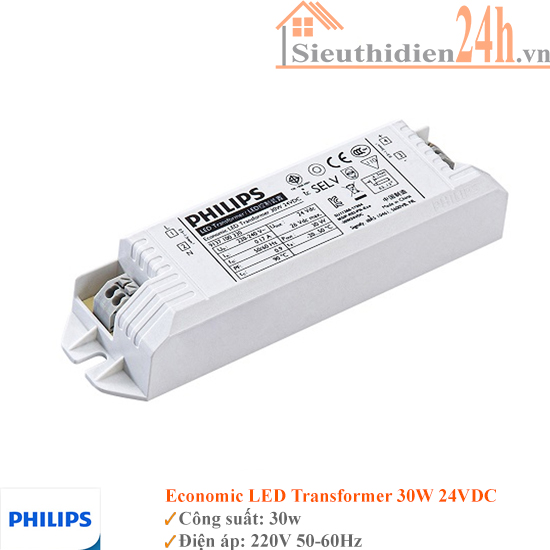 Driver Philips Economic LED Transformer 30W 24VDC