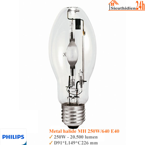 Bóng Đèn Cao Áp Metal Halide Philips MH 250W