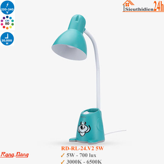 Đèn Bàn LED Rạng Đông RD-RL-24.V2 5W