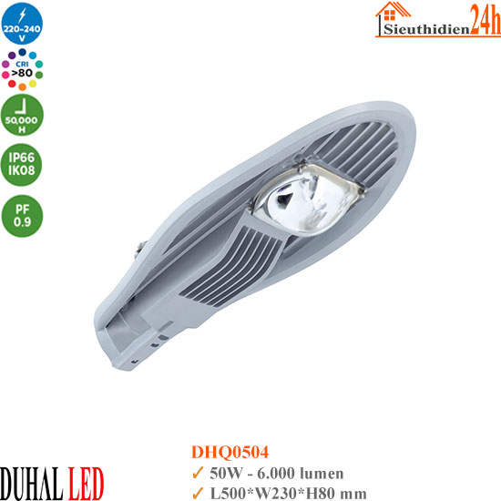 Đèn Đường Led Dim 5 Cấp Duhal DHQ0504 50W