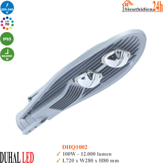 Đèn Đường Led Duhal DHQ1002 100W