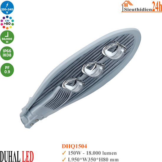 Đèn Đường Led Dim 5 Cấp Duhal DHQ1504 150W